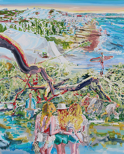 권여현, 낯선 숲의 일탈자들 Deviators in Heteroclite Forest 4O1A0652, 2022, Oil on canvas, 130 x 162cm.jpg